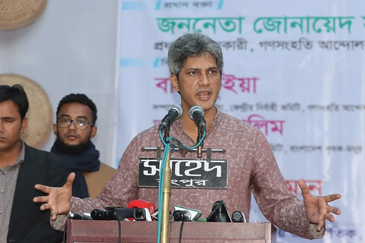 ইসকনের ব্যানারে আওয়ামী দুর্বৃত্তরা আইনজীবীকে হত্যা করেছে: জোনায়েদ সাকি