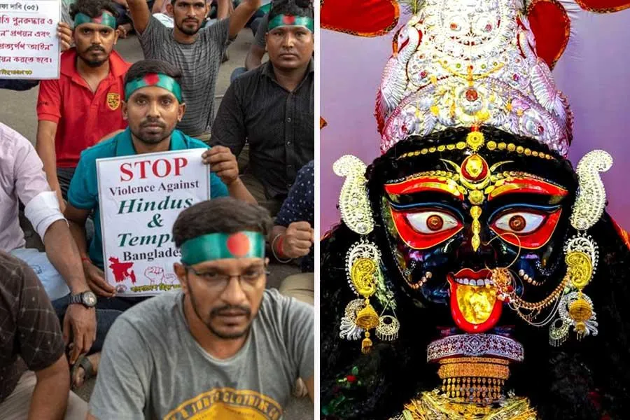 হিন্দু ‘দ্বেষে’ জ্বলছে বাংলাদেশ, হতাশ নৈহাটির ‘বড়মা’র ভক্তরা